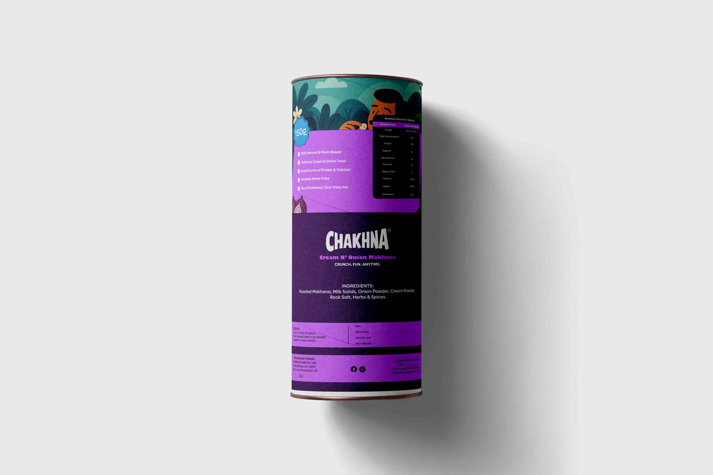 Cream N Onion Makhana - Minis