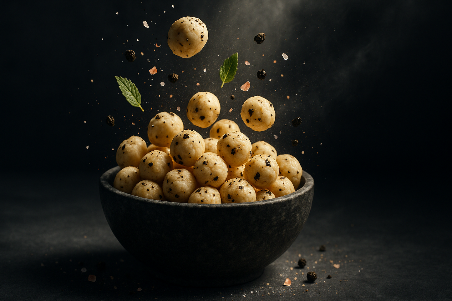 Himalayan salt and pepper