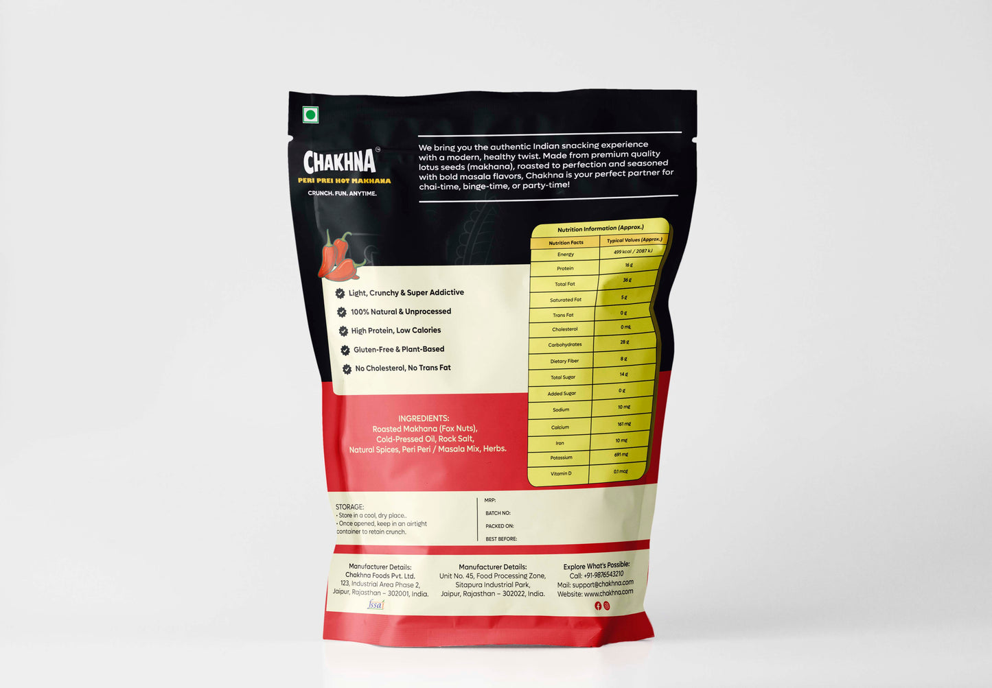 Peri Peri Hot Makhana